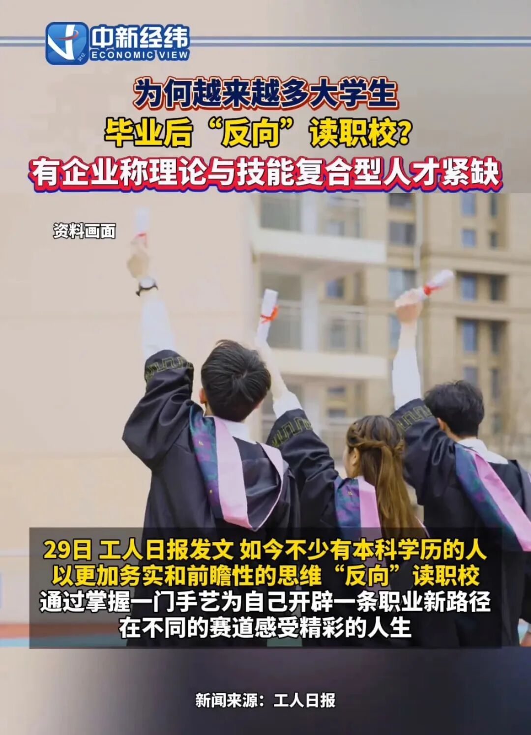 本科毕业再读职校？学技术成大学生就业新出路
